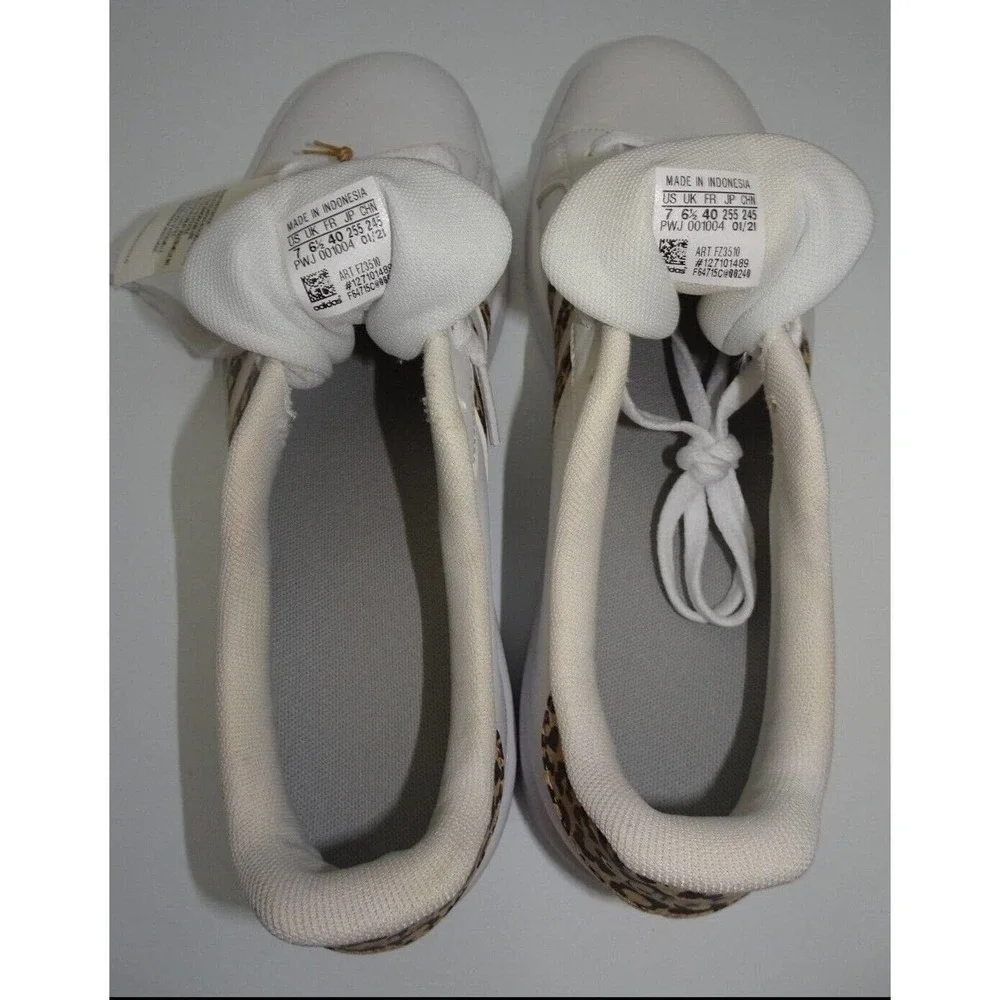 Adidas Unisex- Grand Court Tennis Shoe, Animal Print, Size 7 Big Kid - Picture 9 of 10